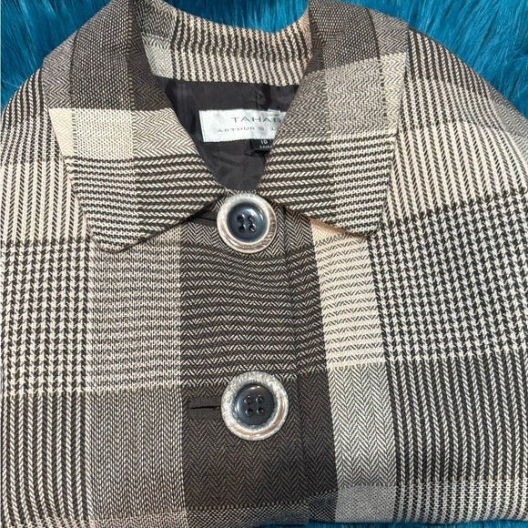 Tahari cropped wool blend jacket, Size 10 Professional, Ivy League, Wall Street - Picture 1 of 5